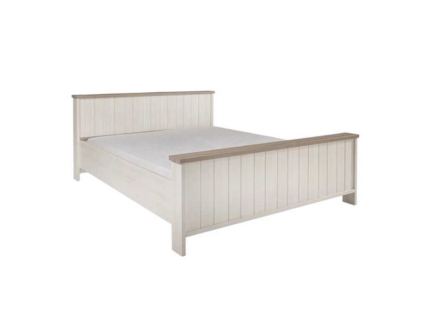 LB120LK twijfelaar kinderbed york 120x200 met laag hoofdbord schuin vooraanzicht