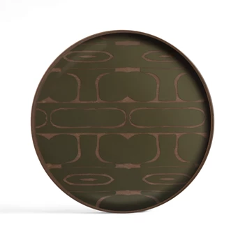 Dienblad Moss Second Nature Round Valet Tray 20592 Ethnicraft
