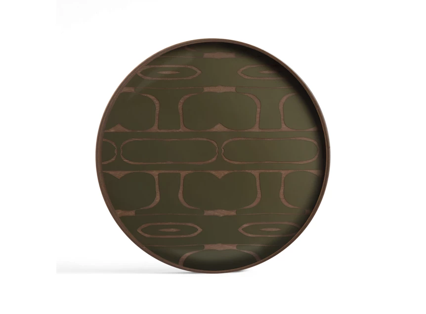 Dienblad Moss Second Nature Round Valet Tray 20592 Ethnicraft