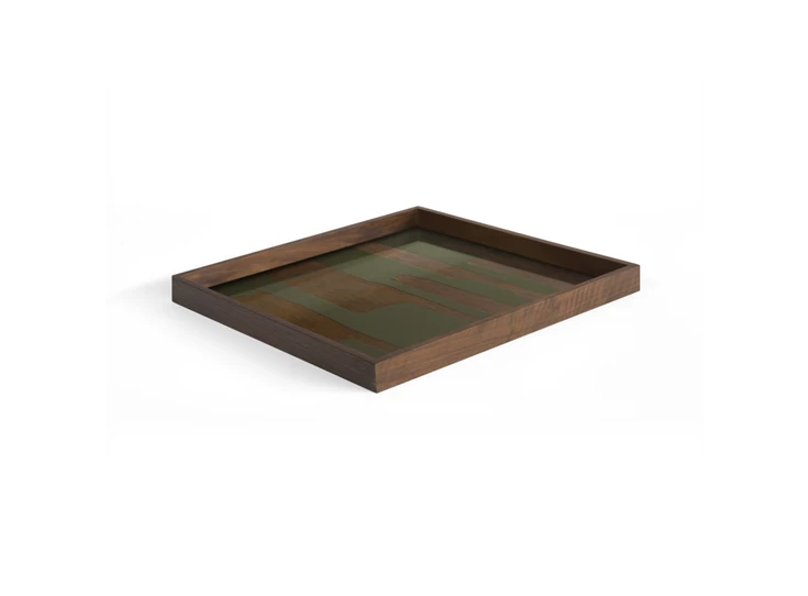 Zijkant Dienblad Moss Second Nature Square L Tray 20590 Ethnicraft