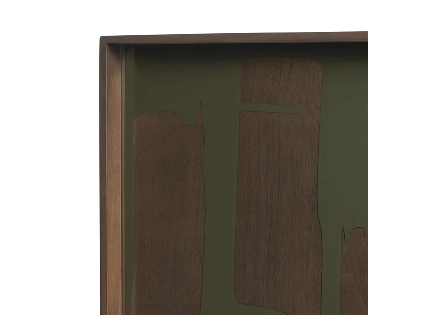 Zijde Dienblad Moss Second Nature Square L Tray 20590 Ethnicraft