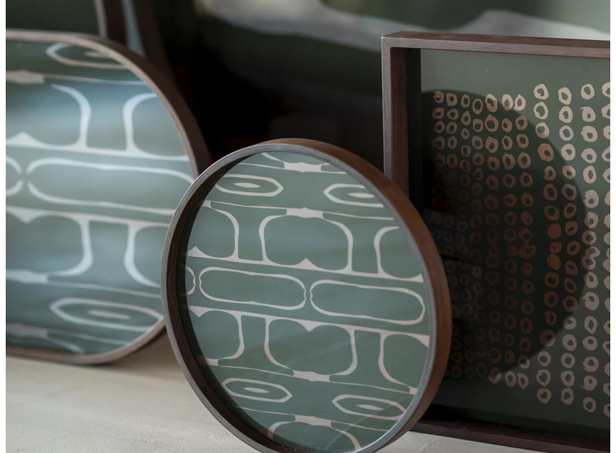 Inzoom Dienblad Moss Second Nature Square S Tray 20589 Ethnicraft