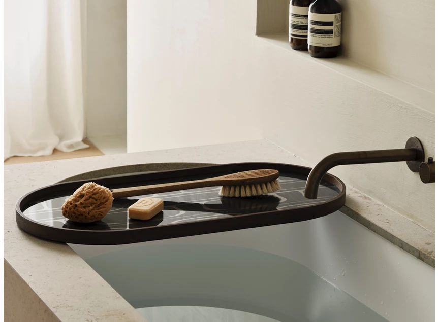 Sfeerfoto Dienblad Moss Second Nature Oblong M Tray 20591 Ethnicraft