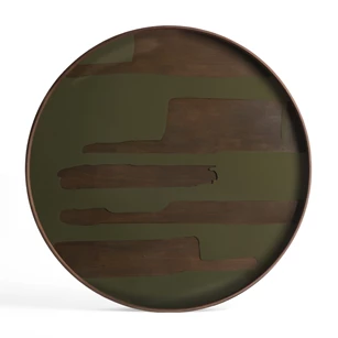 Dienblad Moss Second Nature Round XL Tray 20588 Ethnicraft