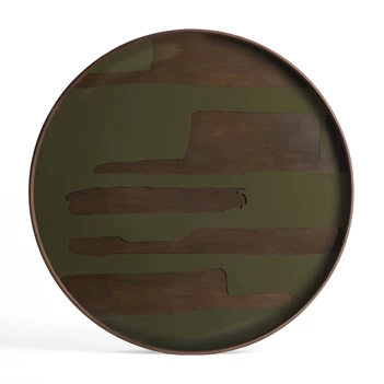 Dienblad Moss Second Nature Round XL Tray 20588 Ethnicraft