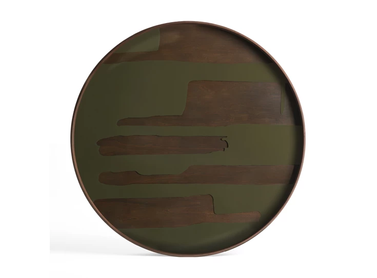 Dienblad Moss Second Nature Round XL Tray 20588 Ethnicraft