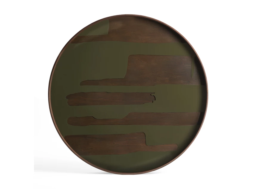 Dienblad Moss Second Nature Round XL Tray 20588 Ethnicraft