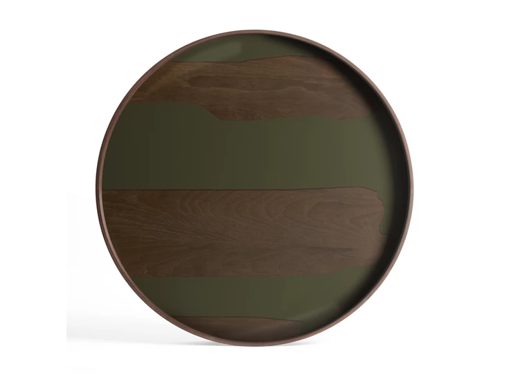 Dienblad Moss Second Nature Round L Tray 20587 Ethnicraft
