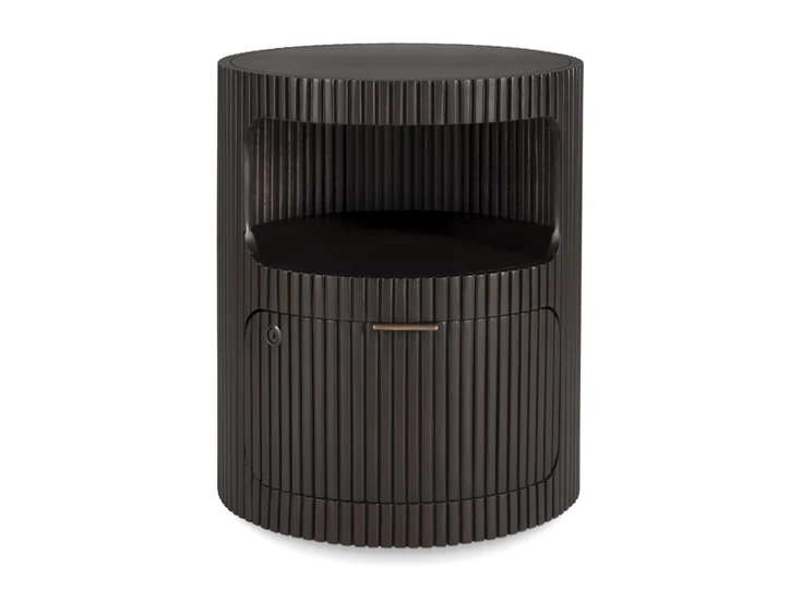 Front Ladekast Mahogany Boomerang Dark Brown Drawer Unit 35015 Ethnicraft