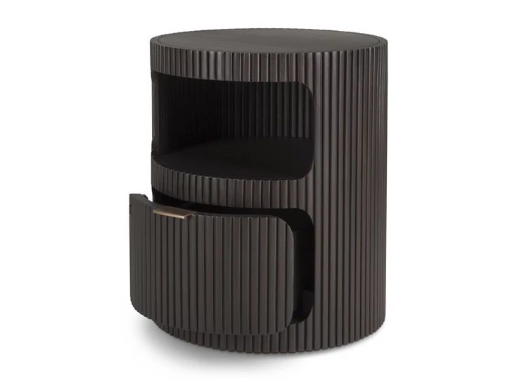 Open Ladekast Mahogany Boomerang Dark Brown Drawer Unit 35015 Ethnicraft