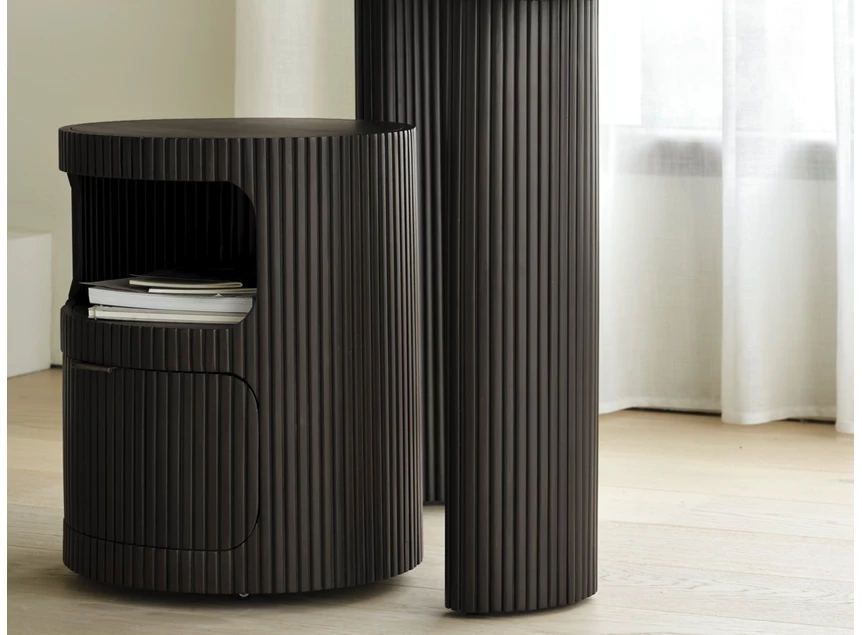 Inzoom Ladekast Mahogany Boomerang Dark Brown Drawer Unit 35015 Ethnicraft