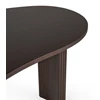 Bovenkant Bureau Mahogany Boomerang Dark Brown Desk 35014 Ethnicraft