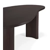 Organisch Bureau Mahogany Boomerang Dark Brown Desk 35014 Ethnicraft