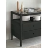 Zijde sfeerfoto Commode Oak Spindle Black Dresser 51240 Ethnicraft