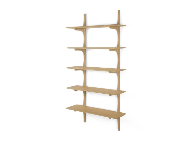 Zijkant Wandrek Oak Pi Wall Shelf 51338 Ethnicraft