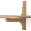 Zijde Wandrek Oak Pi Wall Shelf 51338 Ethnicraft
