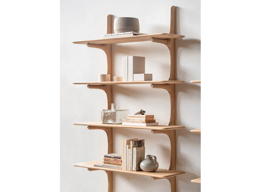 Sfeer Wandrek Oak Pi Wall Shelf 51338 Ethnicraft