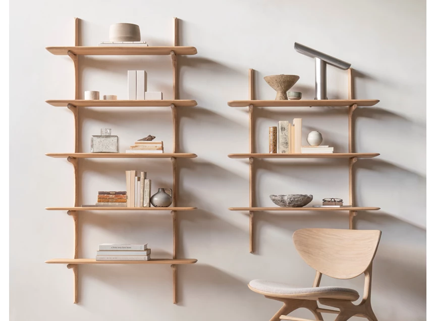 Inzoom Wandrek Oak Pi Wall Shelf 51338 Ethnicraft