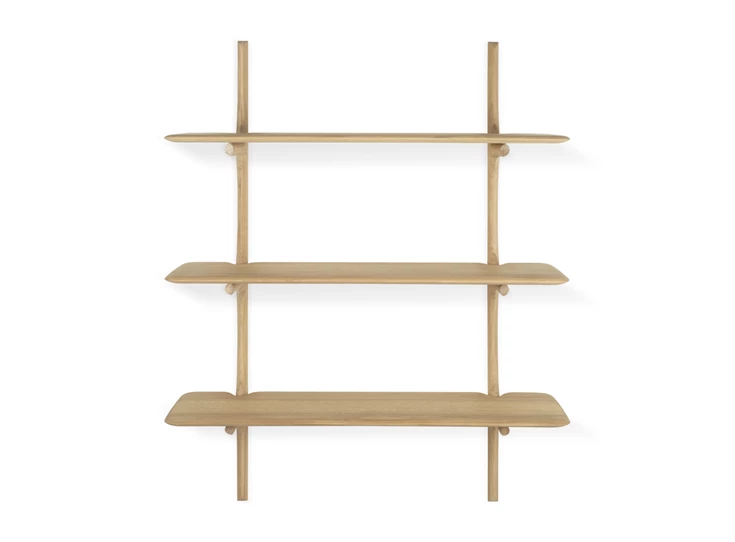 Wandrek Oak Pi Wall Shelf 51337 Ethnicraft