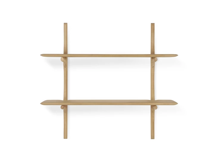 Wandrek Oak Pi Wall Shelf 51336 Ethnicraft