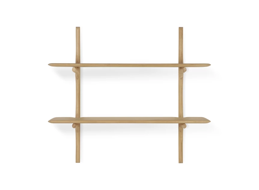 Wandrek Oak Pi Wall Shelf 51336 Ethnicraft