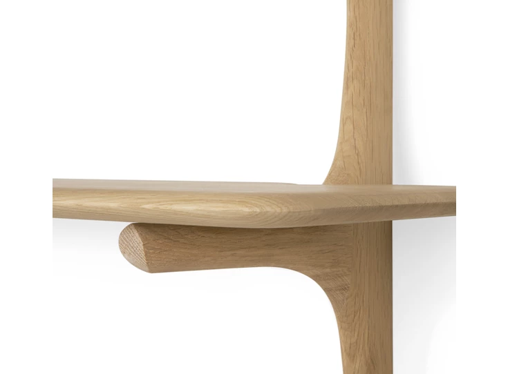 Zijde Wandrek Oak Pi Wall Shelf 51336 Ethnicraft
