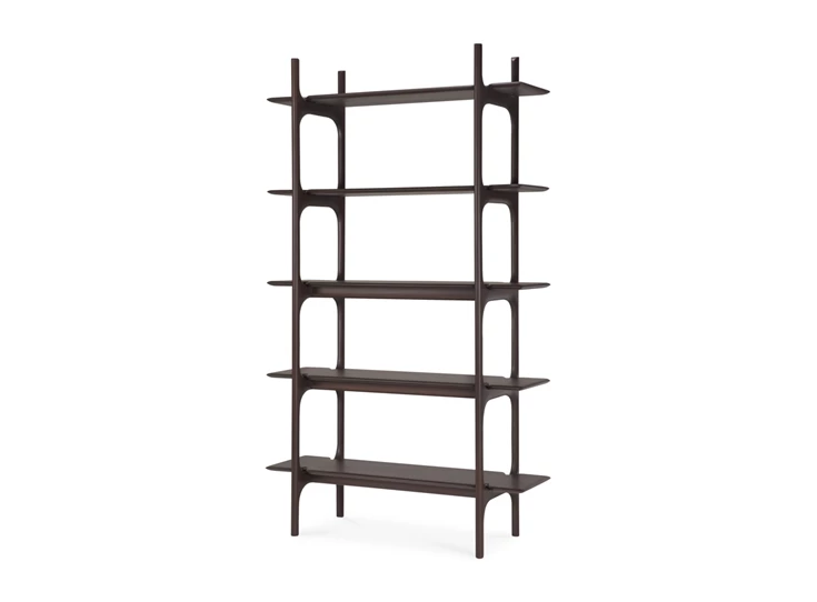 Rek Mahogany Pi Dark Brown Rack 35061 Ethnicraft