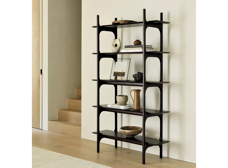 Zijde sfeerfoto Rek Mahogany Pi Dark Brown Rack 35061 Ethnicraft