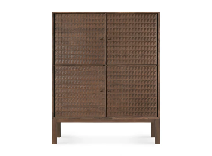 Barkast Teak Sono Light Brown Cupboard 15349 Ethnicraft