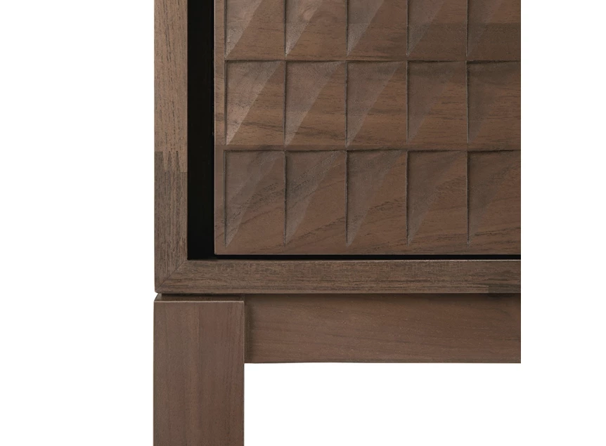 Onderkant Barkast Teak Sono Light Brown Cupboard 15349 Ethnicraft