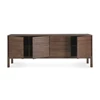 Deuren open Dressoir Teak Sono Light Brown Cupboard 15347 Ethnicraft