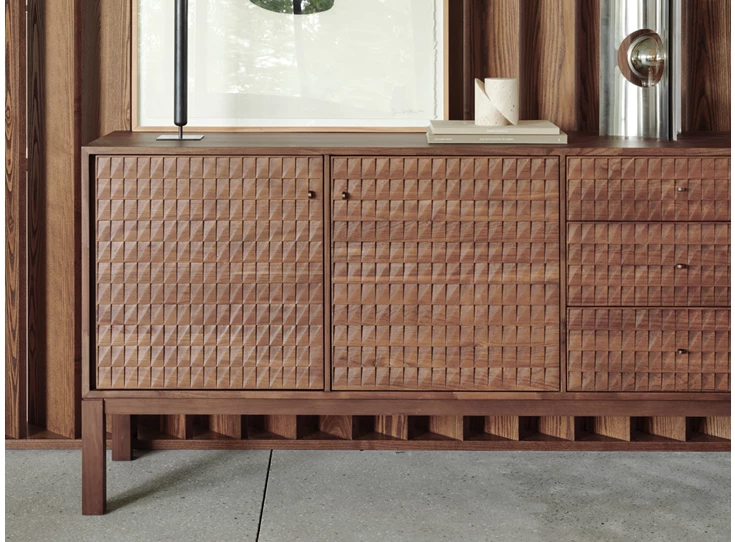 Sfeerfoto Dressoir Teak Sono Light Brown Cupboard 15346 Ethnicraft