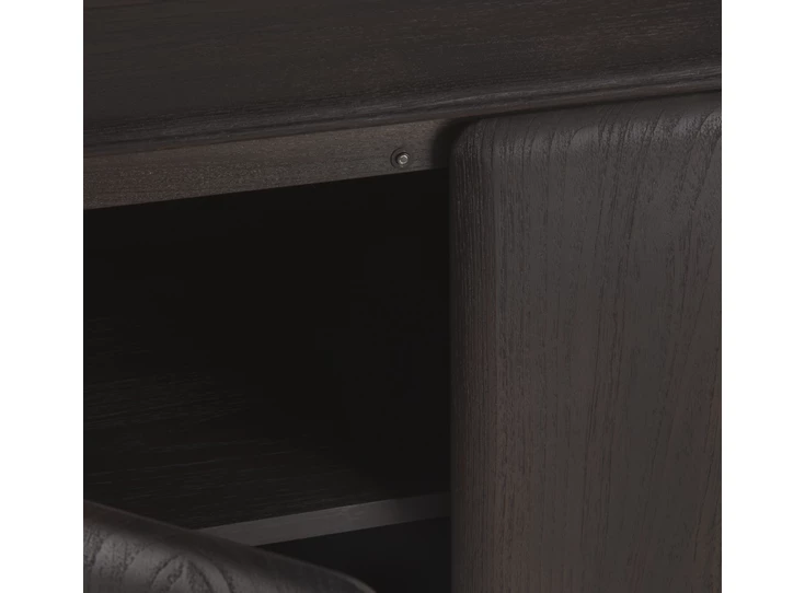 Push systeem Dressoir Teak Pi Dark Brown Sideboards 11572 Ethnicraft