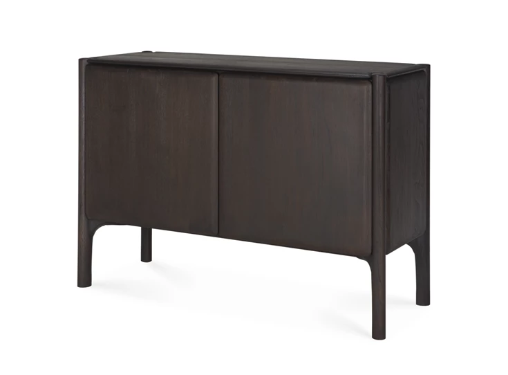 Zijkant Dressoir Teak Pi Dark Brown Sideboards 11571 Ethnicraft