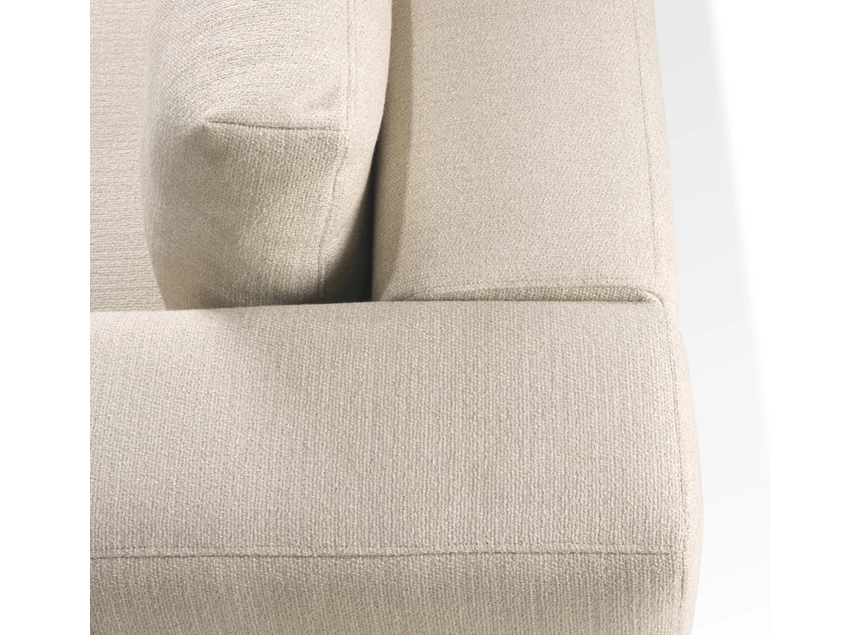 Bovenkant Zitbank Mellow Sofa 2,5 seater Off White Eco fabric 20065 Ethnicraft