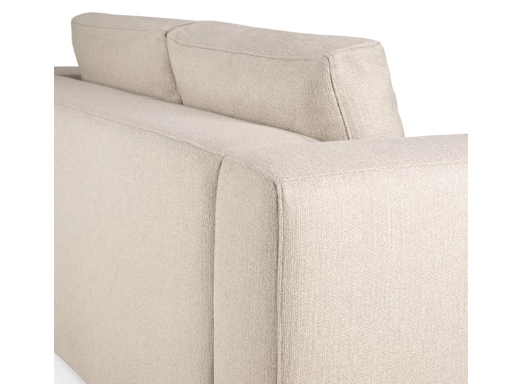 Achterkant Zitbank Mellow Sofa 2,5 seater Off White Eco fabric 20065 Ethnicraft