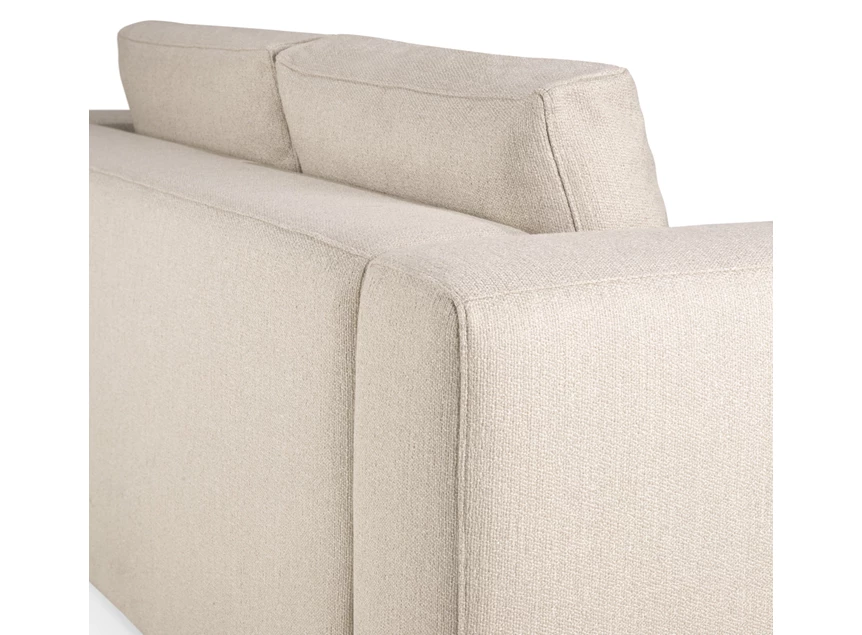 Achterkant Zitbank Mellow Sofa 2,5 seater Off White Eco fabric 20065 Ethnicraft