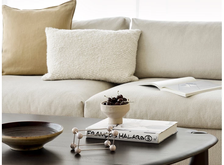 Inzoom Zitbank Mellow Sofa 2,5 seater Off White Eco fabric 20065 Ethnicraft