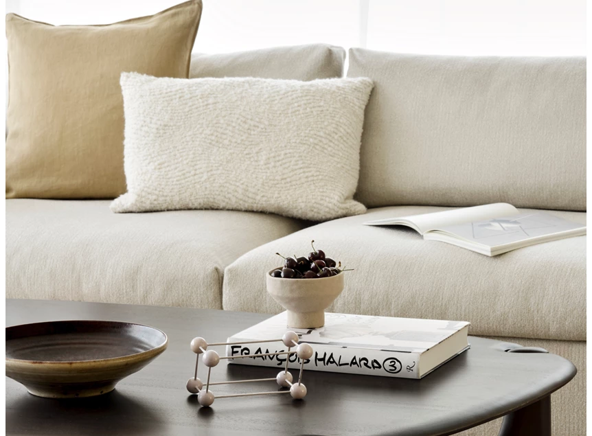 Inzoom Zitbank Mellow Sofa 2,5 seater Off White Eco fabric 20065 Ethnicraft