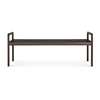 Bank Mahogany Jack Dark Brown Bench Frame 35117 Ethnicraft