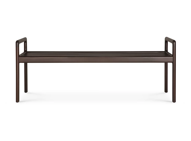 Bank Mahogany Jack Dark Brown Bench Frame 35117 Ethnicraft