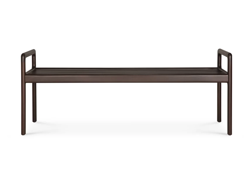 Bank Mahogany Jack Dark Brown Bench Frame 35117 Ethnicraft