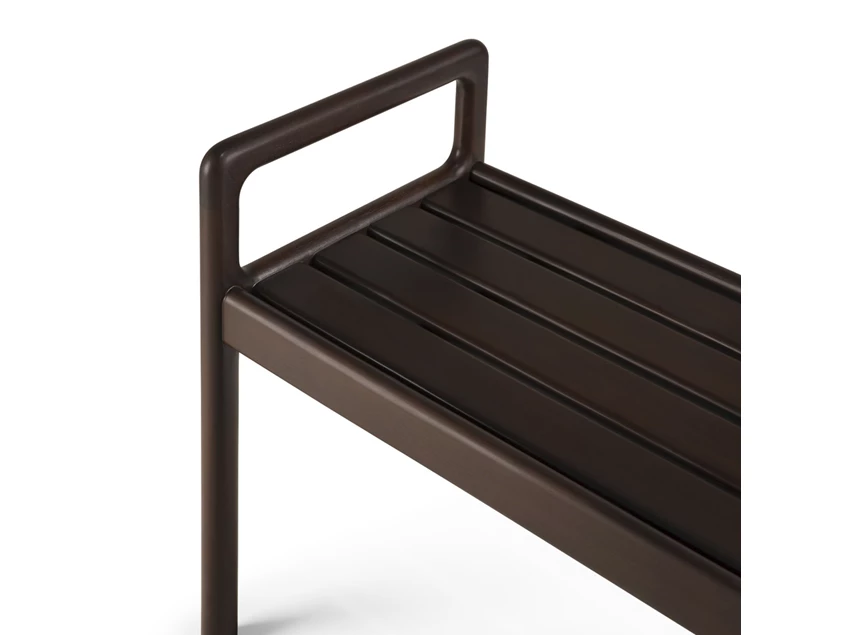 Bovenkant Bank Mahogany Jack Dark Brown Bench Frame 35117 Ethnicraft