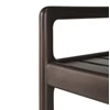 Detail Bank Mahogany Jack Dark Brown Bench Frame 35117 Ethnicraft