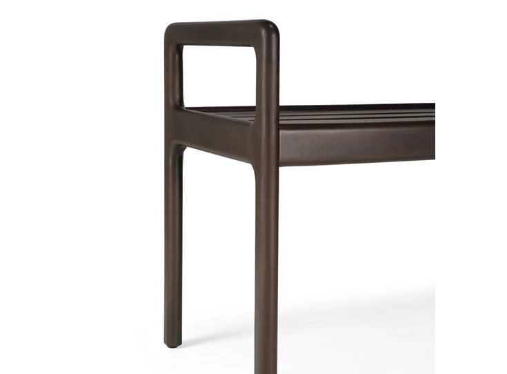 Zijde Bank Mahogany Jack Dark Brown Bench Frame 35117 Ethnicraft