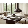 Inzoom Bank Mahogany Jack Dark Brown Bench Ivory Fabric 35123 Ethnicraft