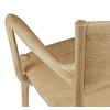 Rugleuning Armstoel Oak Pi Dining Chair with armrest 51340 Ethnicraft