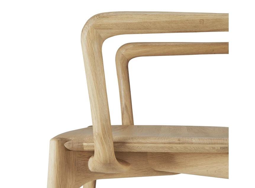 Armleuning Armstoel Oak Pi Dining Chair with armrest 51340 Ethnicraft