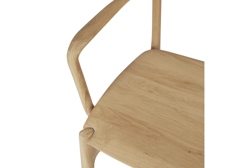 Zitting Armstoel Oak Pi Dining Chair with armrest 51340 Ethnicraft