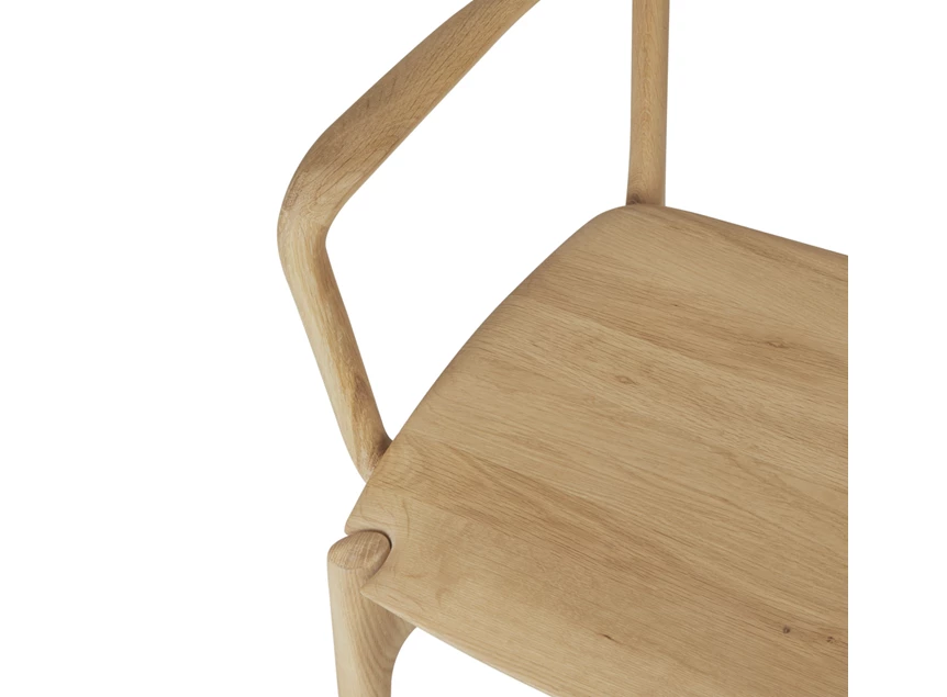 Zitting Armstoel Oak Pi Dining Chair with armrest 51340 Ethnicraft